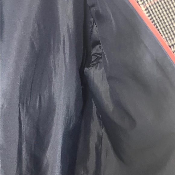 J. Crew Black and glen plaid Checkered top coat double breasted 6 - Picture 8 of 9